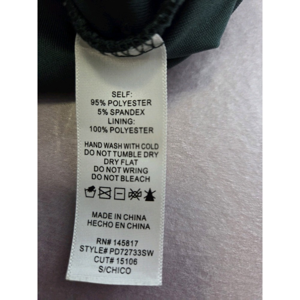 Windsor  Next Trip Mesh Square Dress In Green Size Small StyleStyle 05101-1816 - Picture 7 of 8
